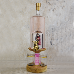 Scottish Bagpiper & 2 Shot Glasses Whisky Decanter - 35cl (Stylish Whisky)  40%