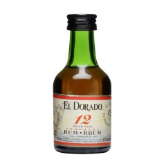 El Dorado 12 Year Old Rum Miniature - 5cl 40%