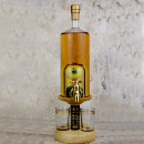 Golf Ball on Tee with Tap and 2 Glasses Whisky Decanter - 350ml (Stylish Whisky) - 40%