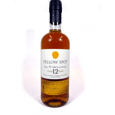 Yellow Spot 12 Year Old Single Pot Still Irish Whiskey - 70cl 46%