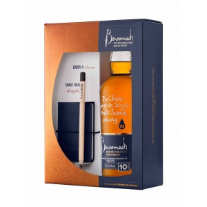 Benromach 10 Year Old Gift Pack - 70cl Bottle with Notepad & Pencil