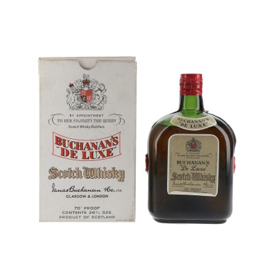 Buchanans De Luxe Spring Cap Bottled 1950s/60s - 40% 75.7cl