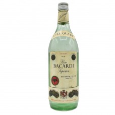 Bacardi Superior Carta Blanca Bottled 1960s - Full Quart