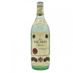 Bacardi Superior Carta Blanca Bottled 1960s - Full Quart
