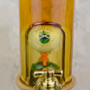 Golf Ball on Tee with Tap and 2 Glasses Whisky Decanter - 350ml (Stylish Whisky) - 40%