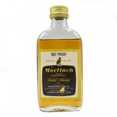 Mortlach 100 Proof Bottled 1970s Gordon & MacPhail Whisky Miniature - 57% 5cl