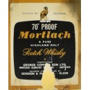 Mortlach 70 Proof Bottled 1970s Gordon & MacPhail Whisky Miniature - 40% 5cl