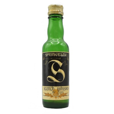 Springbank 80 Proof Vintage Whisky Miniature - 5cl