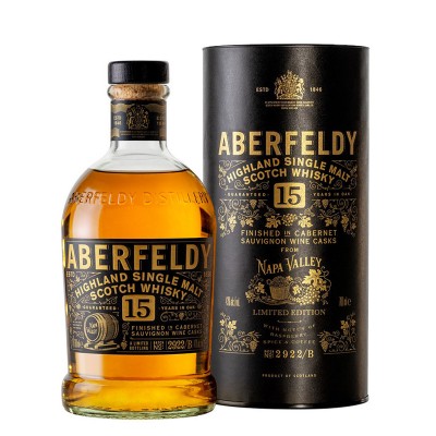 Aberfeldy 15 Year Old Napa Valley Red Wine Cask - 43% 70cl