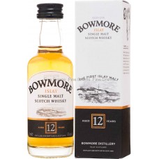 Bowmore 12 Year Old Miniature - 5cl 43%