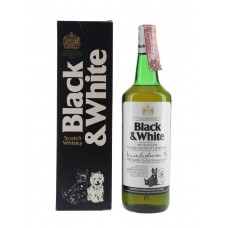 Buchanans Black & White Bottled 1970s Amerigo Sagna - 40% 75cl