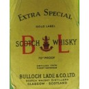 Bulloch Lade Gold Label 1970s Miniature - 70 Proof