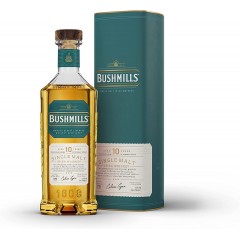 Bushmills 10 Year Old Irish Malt Whiskey - 40% 70cl