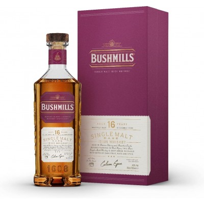 Bushmills 16 Year Old Single Malt Irish Whiskey - 40% 70cl