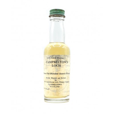 Campbeltown Loch Finest Old Blended Scotch Whisky Miniature - 70 Proof 5cl