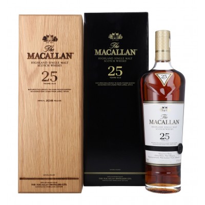 Macallan 25 year old Sherry 2018 - 43% 70cl