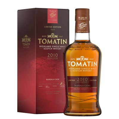 Tomatin Italian Collection 12 Year Old Marsala 2010 - 46% 70cl