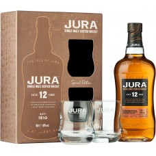 Jura 12 Year Old Bottle & Glass Set
