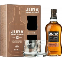Jura 12 Year Old Bottle & Glass Set
