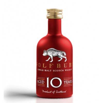 Wolfburn 10 Year Old Whisky Miniature - 46% 5cl