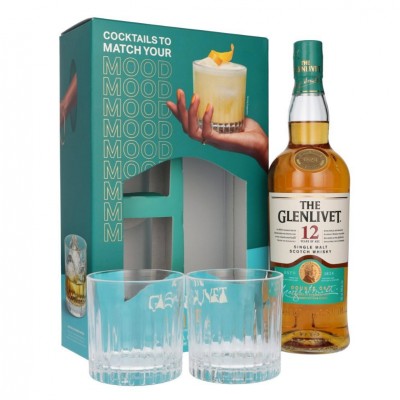 Glenlivet 12 Year Old Bottle and Glass Gift Pack
