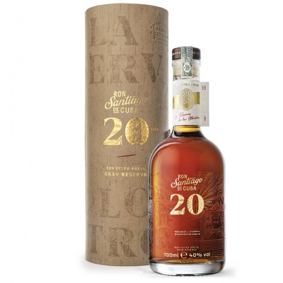 Ron Santiago de Cuba 20 Year Old Extra Anejo Gran Reserva Rum - 40% 70cl