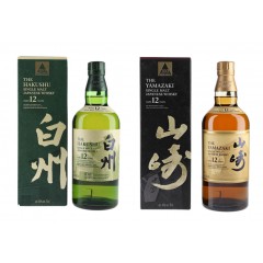 SPECIAL OFFER BUNDLE DEAL - Hakushu 12 Year Old 100th Anniversary & Yamazaki 12 Year Old 100th Anniversary