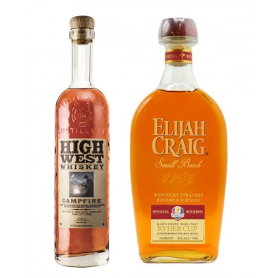SPECIAL OFFER BUNDLE DEAL - High West Whisky Campfire & Elijah Craig Small Batch Ryder Cup Edition