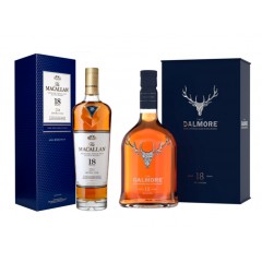 SPECIAL OFFER BUNDLE DEAL - Macallan 18 Year Old 2023 Double Cask & Dalmore 18 Year Old 2022 Release