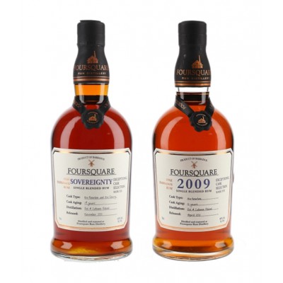 SPECIAL OFFER BUNDLE DEAL - Foursquare Sovereignty & Foursquare 12 Year Old 2009 Rum
