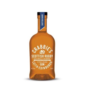 Crabbies Scottish Rugby George Crabbie Citrus Orange Gin - 70cl 40.2%