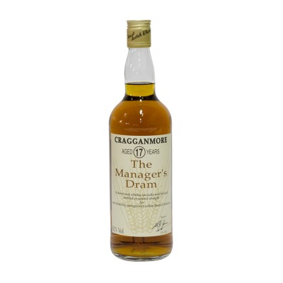 Cragganmore 17 Year Old Managers Dram Whisky - 62% 75cl