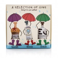 Doin It In Your Wellies Gin Gift Set - 3 x 5cl