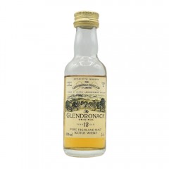 Glendronach 12 Year Old 1980s (Low Fill) Original Whisky Miniature - 40% 5cl