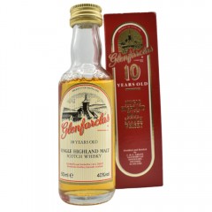 Glenfarclas 10 Year Old Boxed Whisky Miniature - 40% 5cl