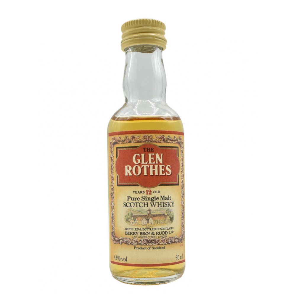 Glenrothes 12 Year Old Bottled 1990s Berry Bros & Rudd