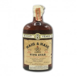 Haig and Haig Five Star 8 Year Old 1940s - 86.8 US Proof 4/5 Pint