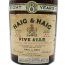Haig and Haig Five Star 8 Year Old 1940s - 86.8 US Proof 4/5 Pint