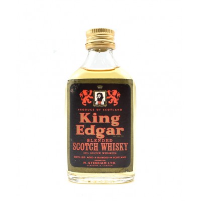 King Edgar Blended Scotch Whisky Miniature - 43% 5cl