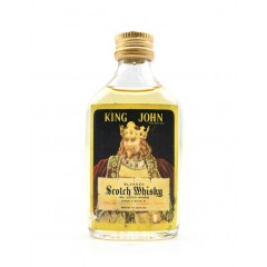 King John Blended Scotch Whisky 100% Scotch Miniature - 40% 5cl