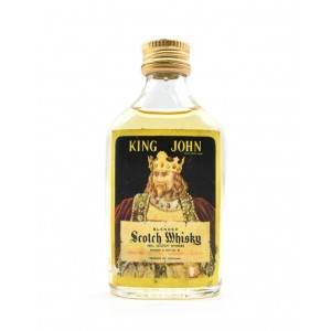 King John Blended Scotch Whisky 100% Scotch Miniature - 40% 5cl