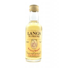 Langs Supreme 70 Proof Scotch Whisky Miniature - 40% 5cl