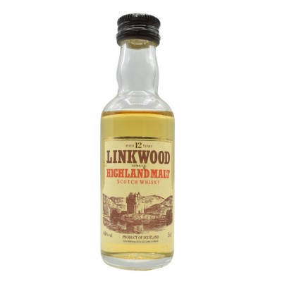 Linkwood 12 Year Old Bottled 1980s Whisky Miniature - 40% 5cl