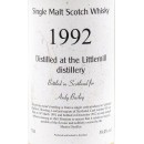 Littlemill Andy Bailey 1992 - 70cl 58%