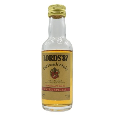 Lords 87 Extra Special Old Scotch Whisky Miniature - 70 Proof