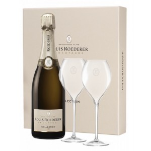 Louis Roederer Collection 242 Flute Gift Set 70cl - 75cl 12%