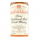 Macallan 12 year old Pure Highland Late 1960s - 70 Proof 26 2/3 FL OZS