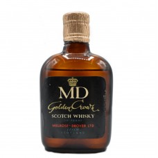 MD Golden Crown Bottled 1950s/60s Melrose Drover Whisky Miniature - 70 Proof