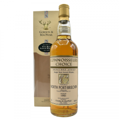 North Port-Brechin 1981 Gordon and MacPhail Connoisseurs Choice - 43% 70cl