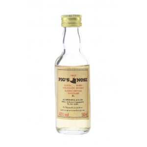 Pigs Nose Bottled 1980s/90s Whisky Miniature - 40% 5cl